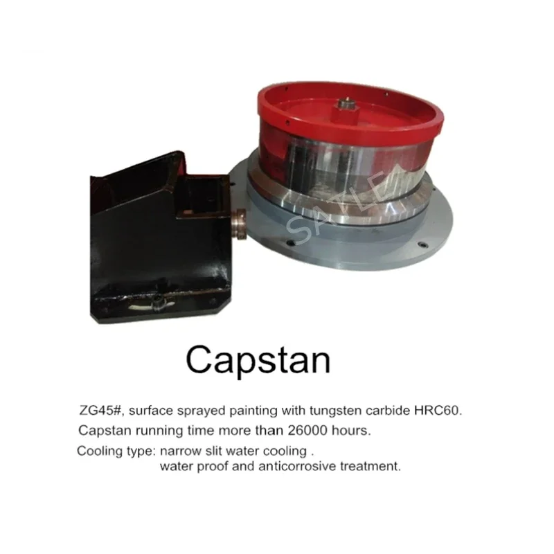 Capstan for wire drawing machine