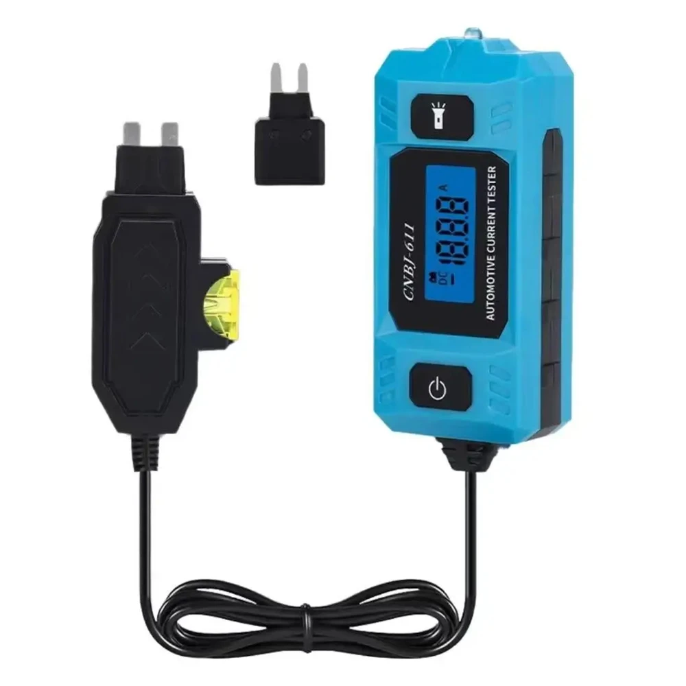

With battery Fuse Current Tester CNBJ-611 Car Leakage Analyzer Fault Tester Automotive Fuse Current Testing Tool LCD Display