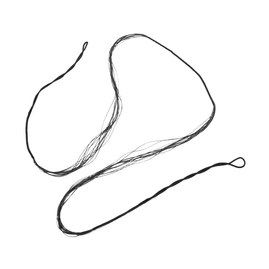 Archery Recurve String Nylon Bowstring 12 Strands Traditional Twist Adjustable Long Bow Accessories for Hunting Archery Set - view 2