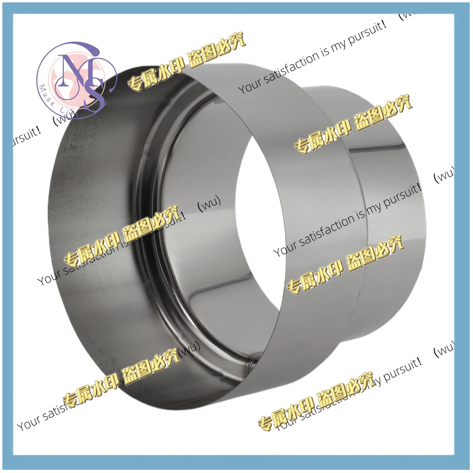 3pcs Stainless Steel Chimney Reducer 120mm to 100mm with Heat Resistant and Reinforced Seam for Leak Resistant Ventilation