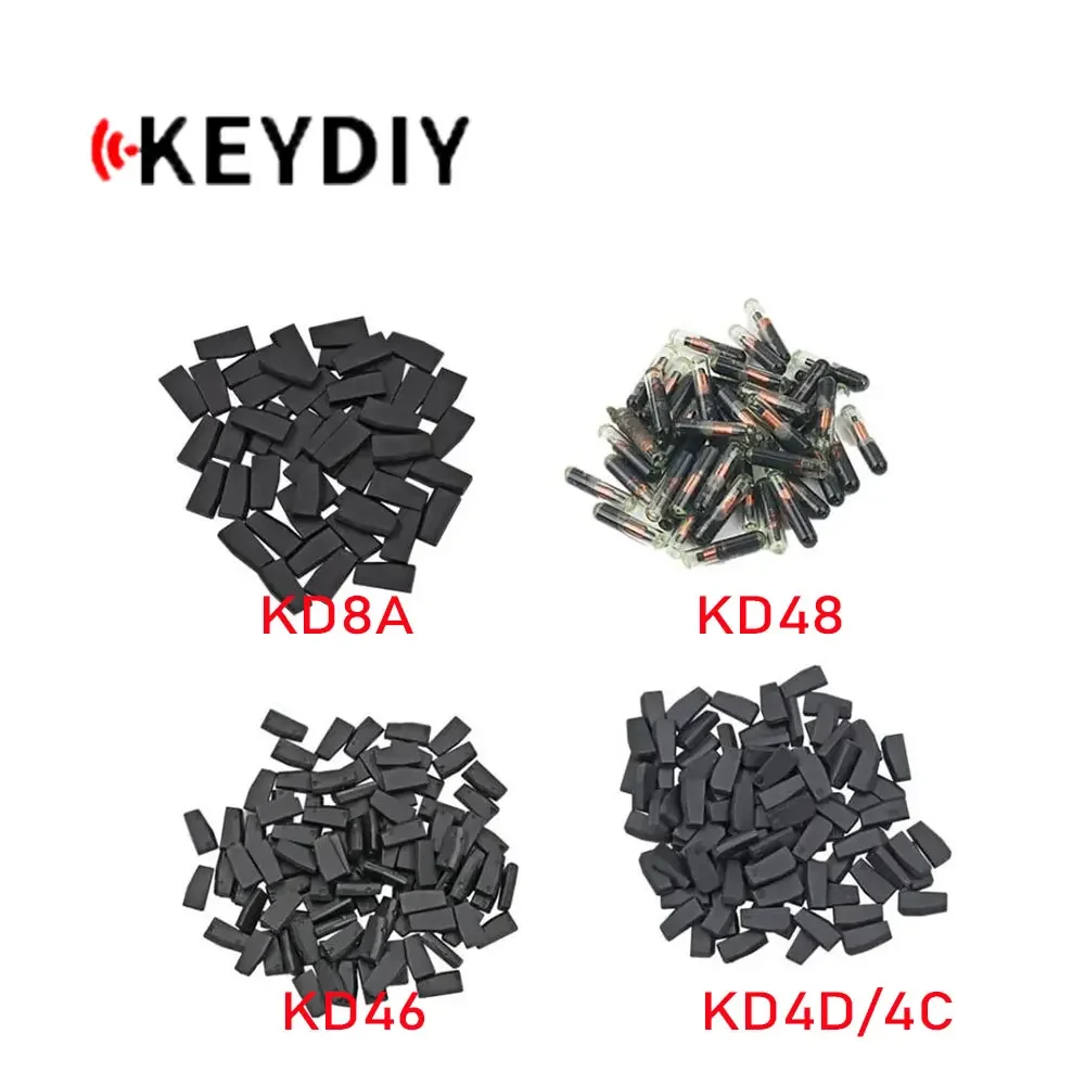 5 10pcs KEYDIY Car Key Chip KD 4C/4D KD 48 KD 46 4C 4D 46 48 8A Copy Transponder per KEYDIY KDX2 Key Programmer Transponder Chip