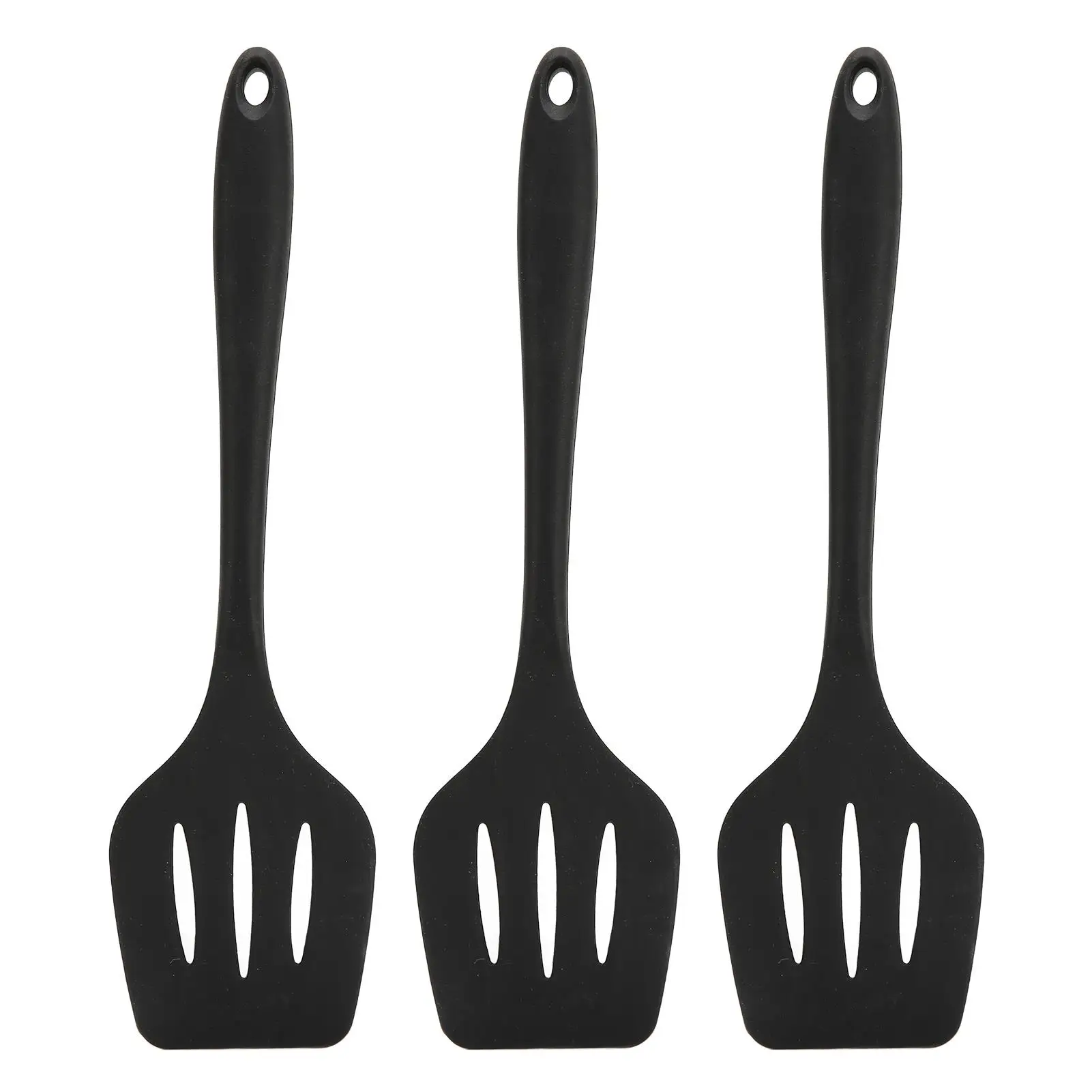 Silicone Slotted Turner para cozinha, espátula inodoro