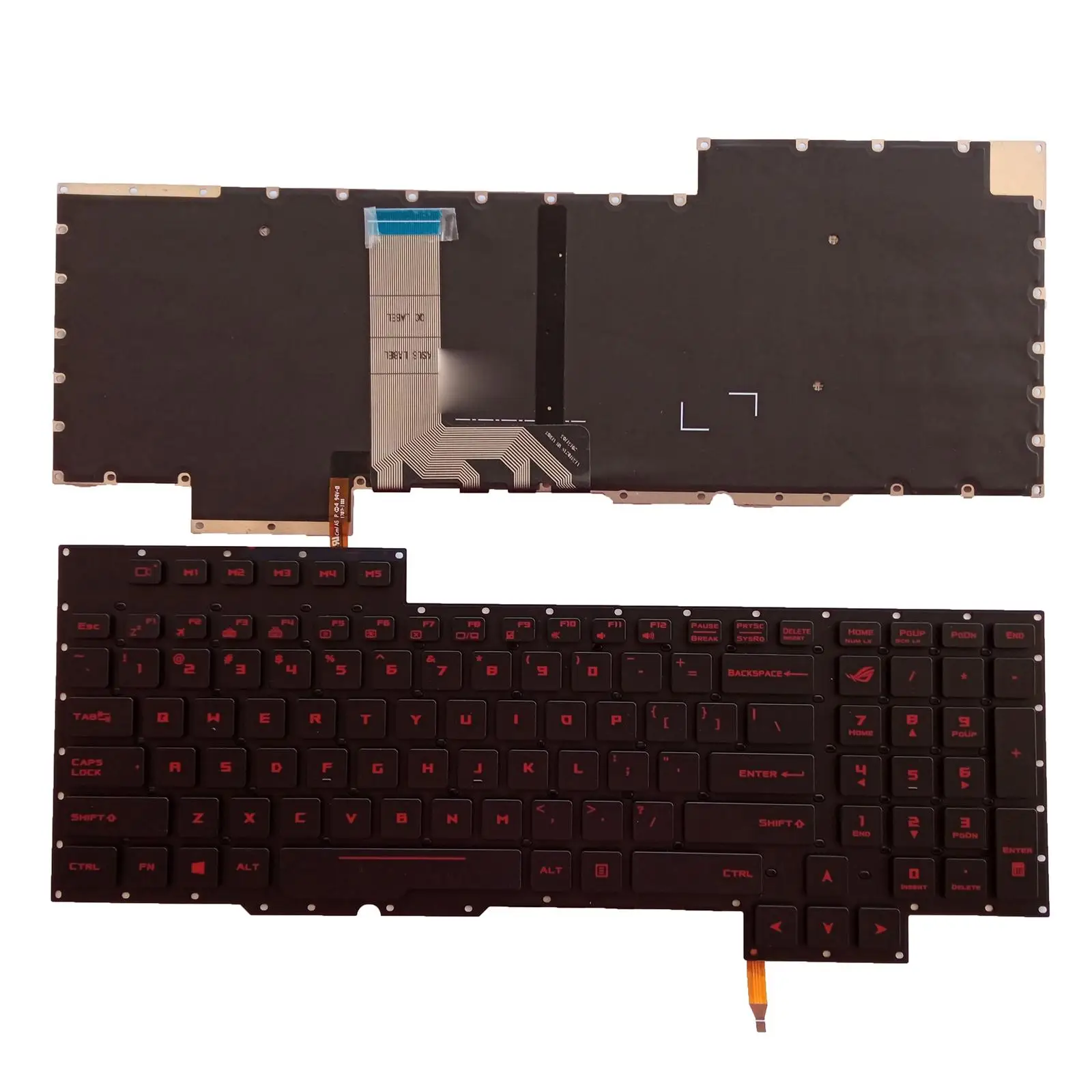Laptop Keyboard Spare Parts Direct Replaces, , with Backlight, US English Keyboard VO