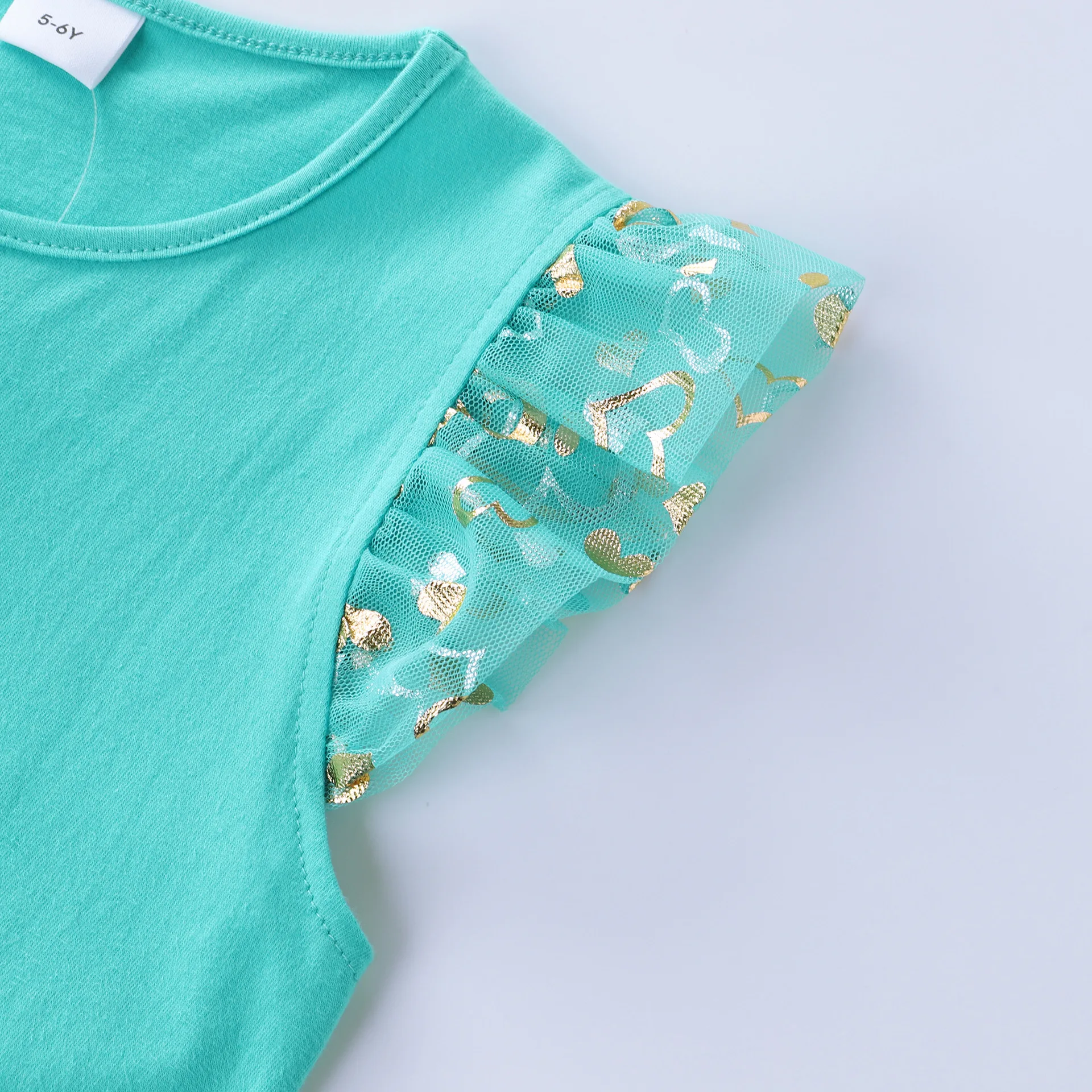 Einhorn kleid für Mädchen: neues ärmelloses besticktes Party kleid für Kinder im Frühjahr/Sommer sh1696 – Detail 11