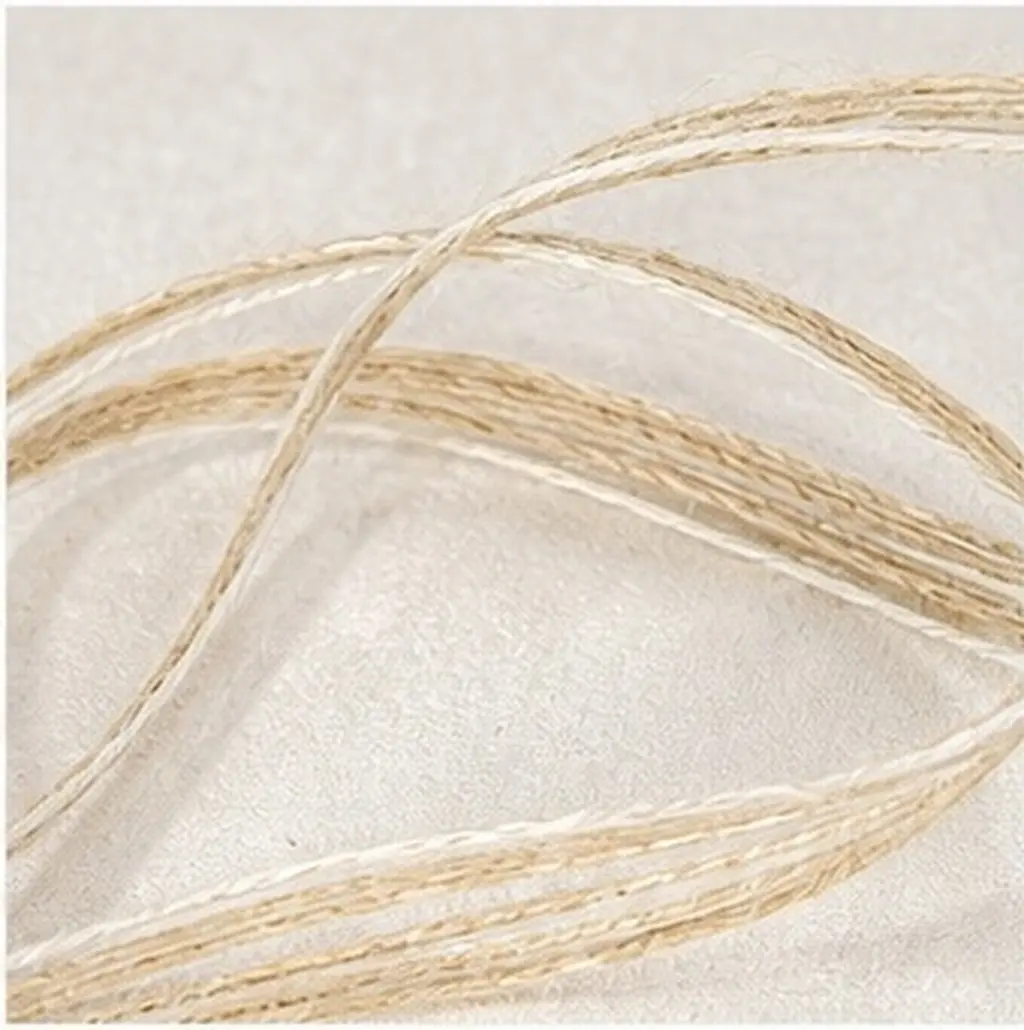 2Pcs DIY Burlap Ribbons Fish Silk Linen Eco-Friendly Wedding Retro Gift Packing Xmas Wrapping Ribbon Decor Burlap Ribbons