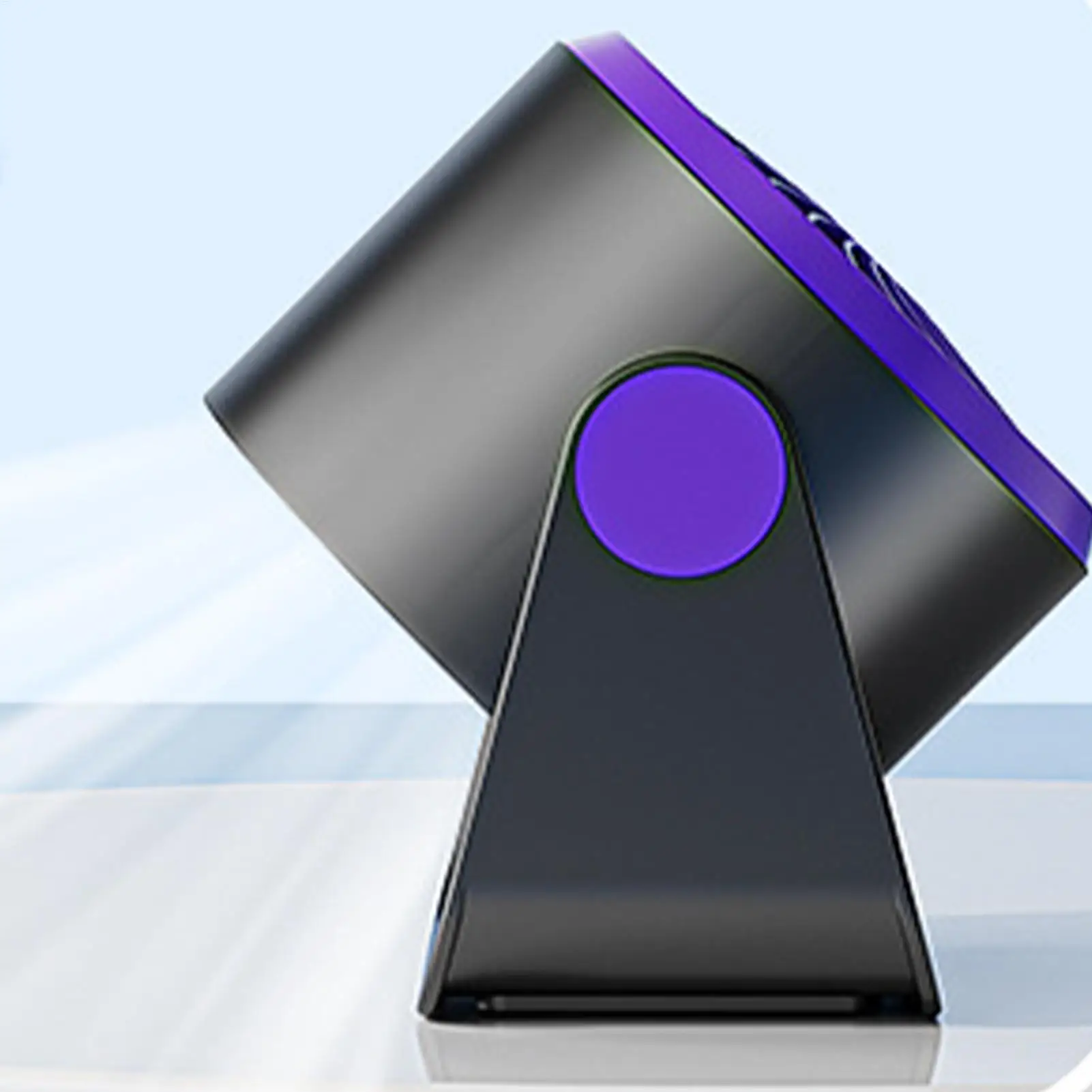 

Тихий настольный вентилятор, 100-скоростной небольшой настольный вентилятор, тихий, долговечный, светодиодный дисплей, циркуляционный охладитель, воздуходувка для путешествий на открытом воздухе, автомобиля в общежитии