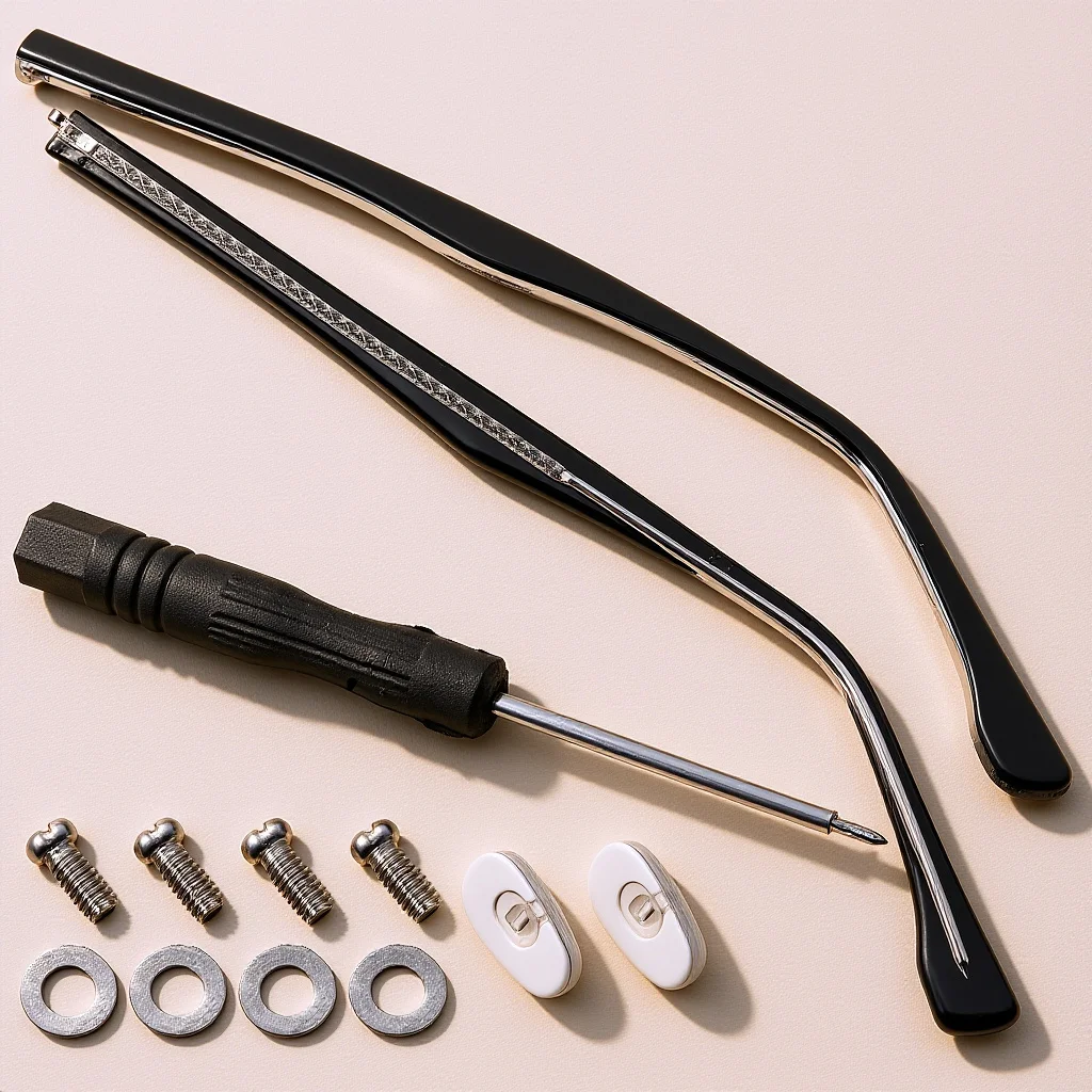 

1 Pair Universal Glasses Arm Replacement Comfortable Eyeglasses Arms Replacement Legs for Sunglasses Reading Myopia Glasses