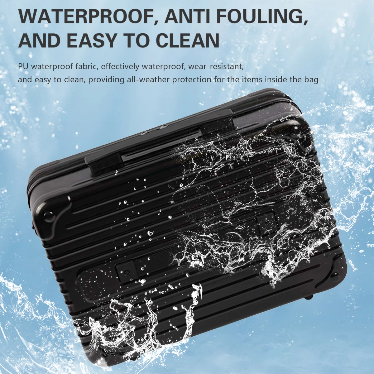 

Hair Cutting Tool Pressure Resistant Storage Box Barber Shop Storage Box Waterproof Shockproof Large Capacity Storage Box