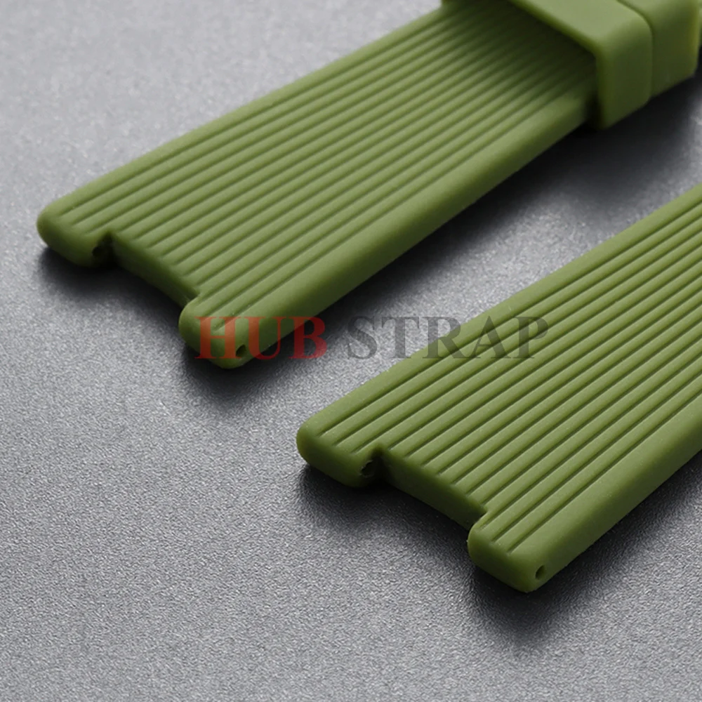 Waterproof Silicone Strap 25*12mm for Patek Philippe Nautilus 5711 5726 5712 Series Rubber Watchband Concave Interface Bracelet