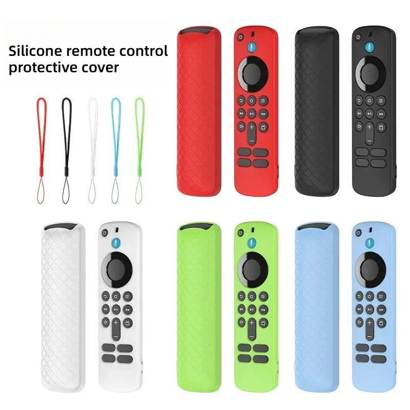 Funda protectora de silicona para mando a distancia Fire TV Stick HD/4K, funda antipolvo que brilla en la oscuridad, accesorios para TV