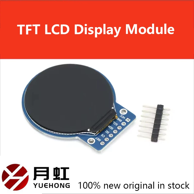 

TFT Display 1.28 Inch TFT LCD Display Module Round RGB 240*240 GC9A01 Driver 4 Wire SPI Interface 240x240 PCB For Arduino