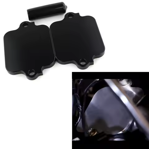 Fit For Honda CBR1000RR CB1000R CBR600RR CBR600F CBR600F4I CBR929RR CBR954RR CB900F Motorcycle Smog Block Off Plate CNC Aluminum