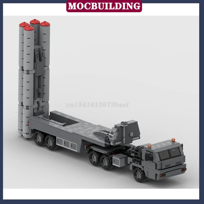 MOC Military Tank S-400 Model Building Block Assembly Transport Truck Boy Collection Toy Gifts