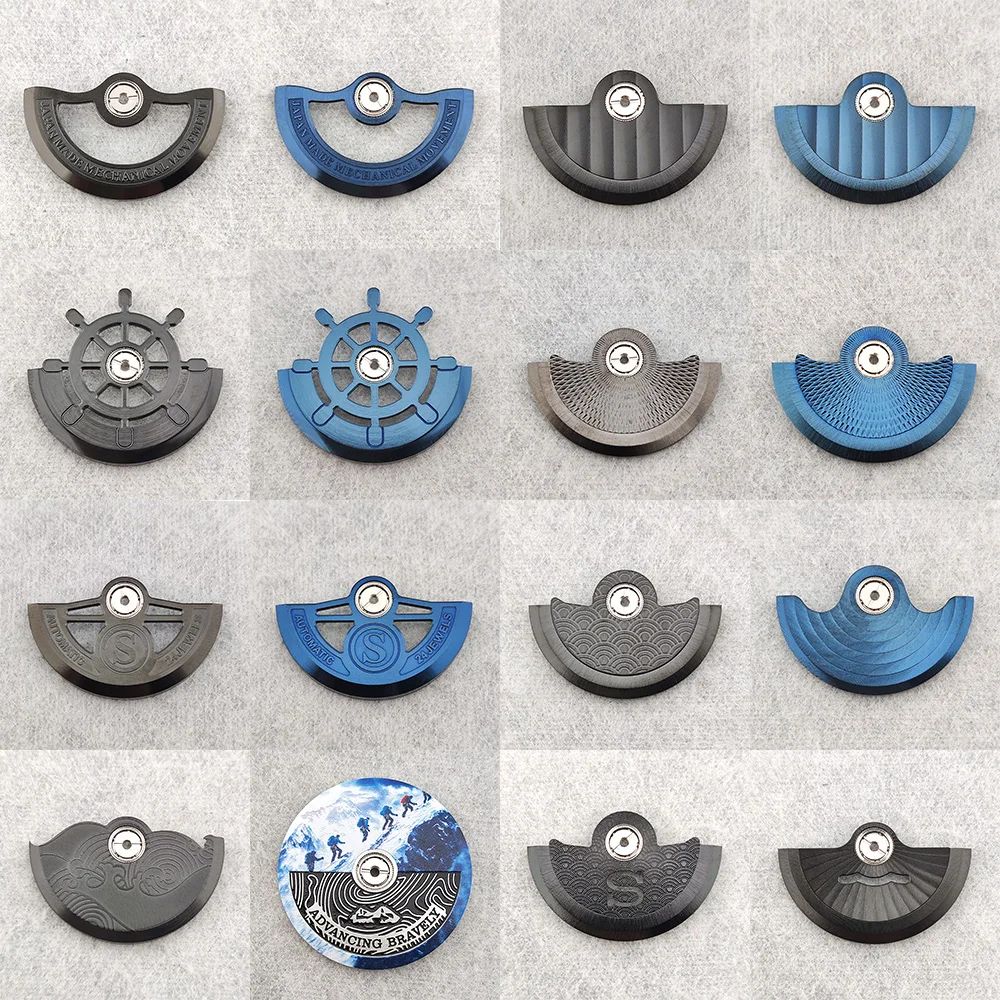 138 Styles NH35 Oscillating Weight Rotors High Quality Metal Rotors Compatible For NH35 NH36 NH38 4R Movement Replacement Parts image 5