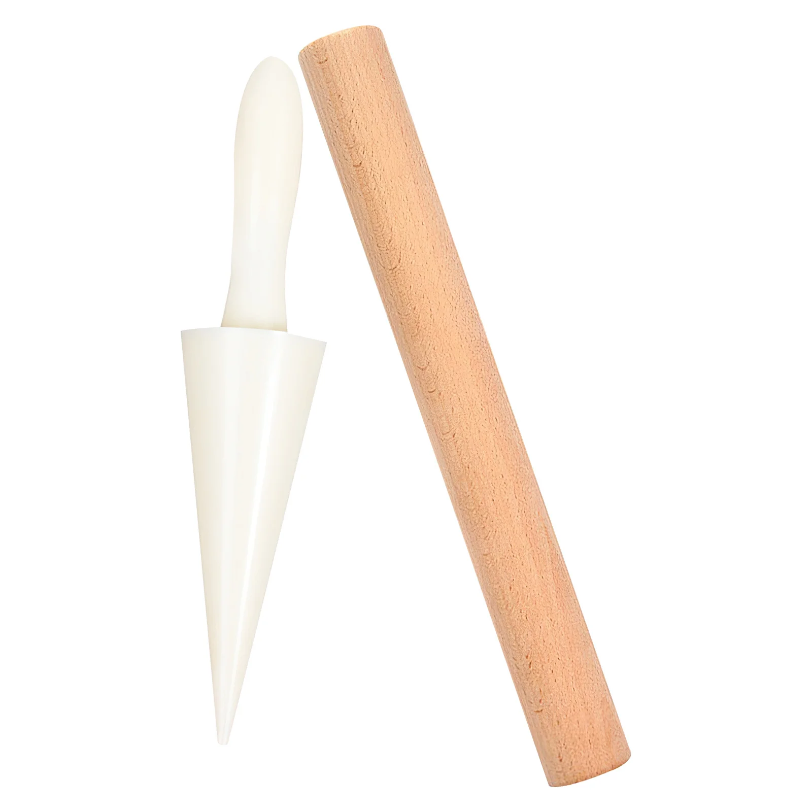 

1Set Egg Cone Mold Baking Tool One Press Molding Ice Cream Cone Maker Egg Roll DIY Accessory Grill Weight Press