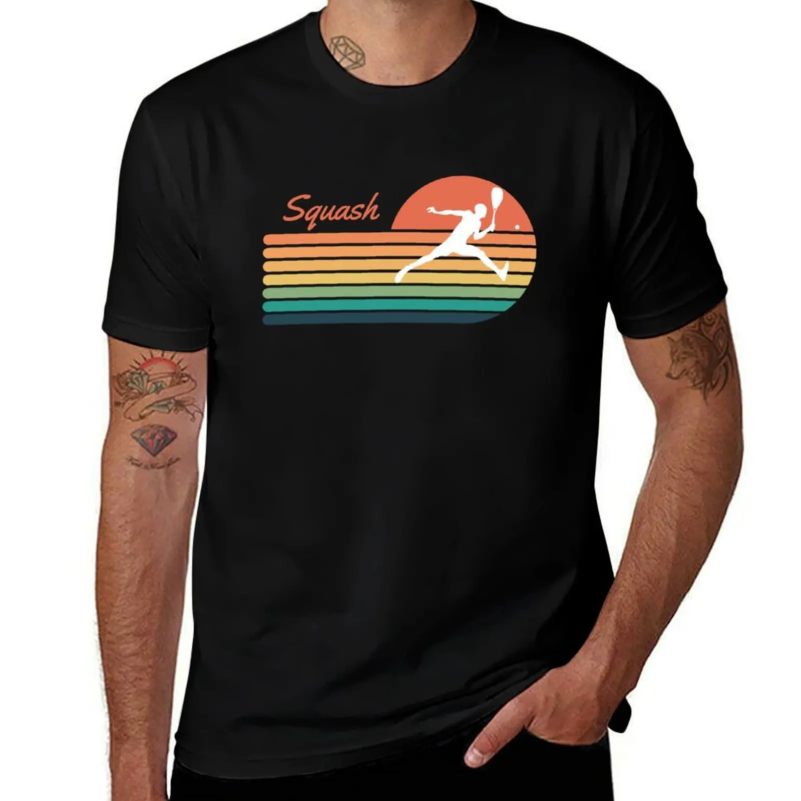 

Squash Sunset T-Shirt mens graphic t shirts t shirt man designer T-Shirt