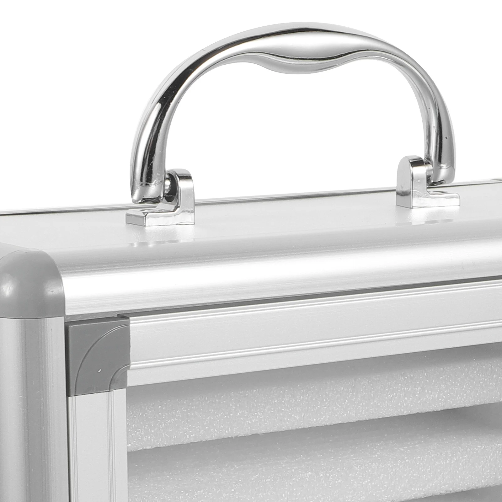 

Sturdy Cell Phone Locker Box with Handle Built-in Padded Storage Organizer Phone Holder for Factory School Office Use