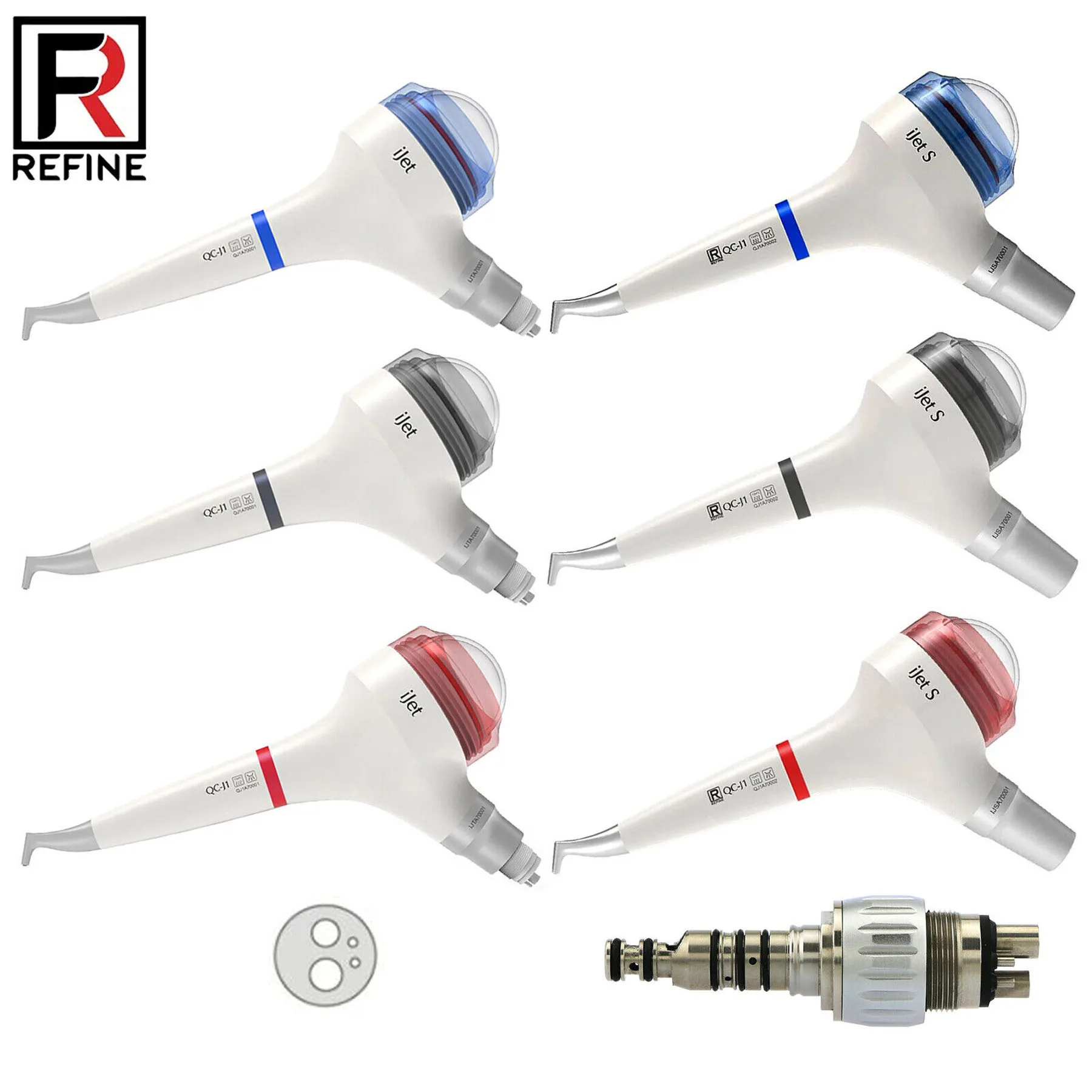 Dental Replacement Nozzle Handpiece AIR-FLOW Air Polishing Prophy Jet Hygiene Prophy 4Hole fit KaVo EMS