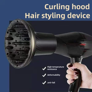 Universal Hair Dryer Accessory for Women, Long Diffuser of Curly Hair, Woody Hair, Straight Hair Tool, 3.5 cm to 5cm 12 Main Sales Dryer with Curl Diffuser - №8