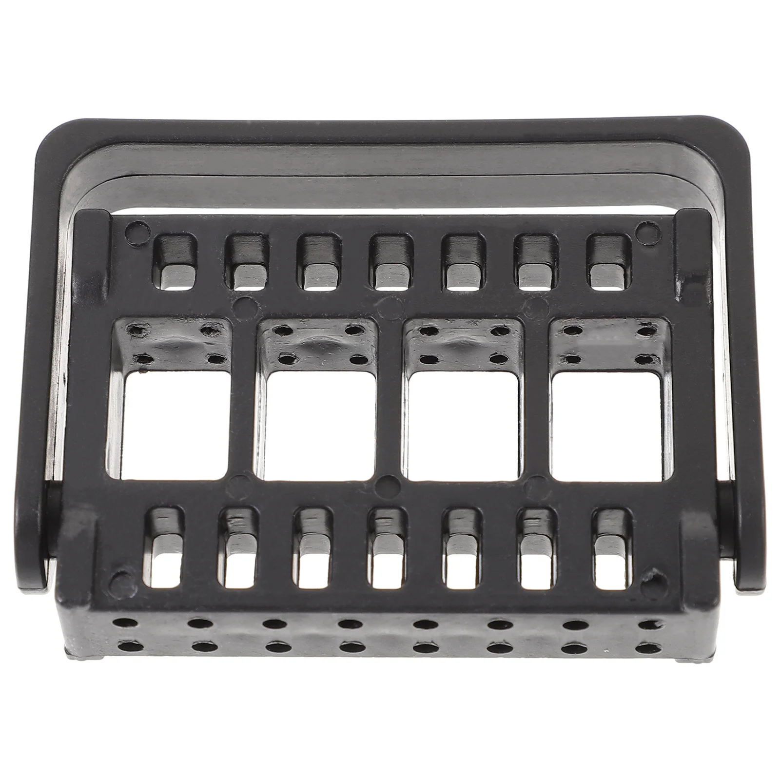 صندوق تخزين حامل رأس طحن الأظافر مكون من 16 فتحة، منظم خفيف الوزن للاستخدام المنزلي الاحترافي، صندوق أدوات طحن الأظافر كبير