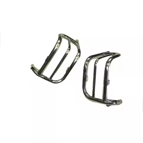 For Nissan Patrol Y60 Safari Rear Bumper Cover With Front Bumper Corner Guard Stainless Steel External Protection Accessories