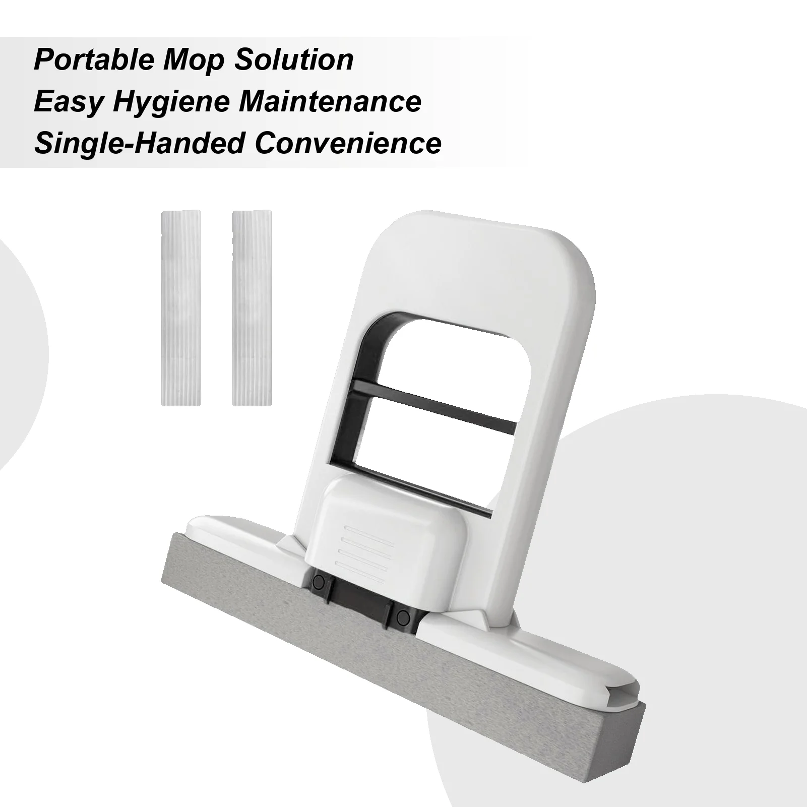 

Мини-швабра, портативная самосжимающая мини-швабра с 3 сменными губчатыми насадками, не требующий мытья рук, инструмент для домашнего хозяйства для углов стен, раковины