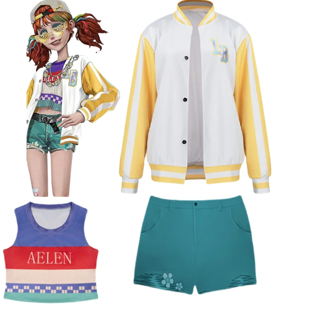 Cheerleader Cosplay Costumes Game Identity V For anime expo Yellow Coat Chistmas Popular Game Character