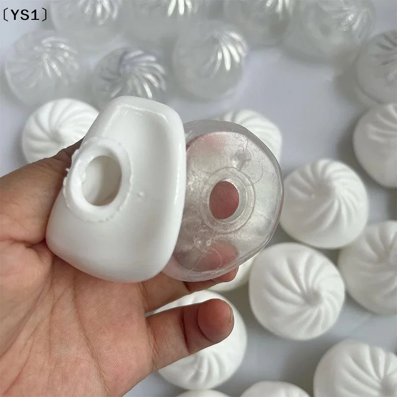 〔YS1〕1/5/10Pcs Dumpling Shape DIY Stress Ball Kit Pressure Ball Skin For Kids Teens Adults Students Travelers Home Decoration