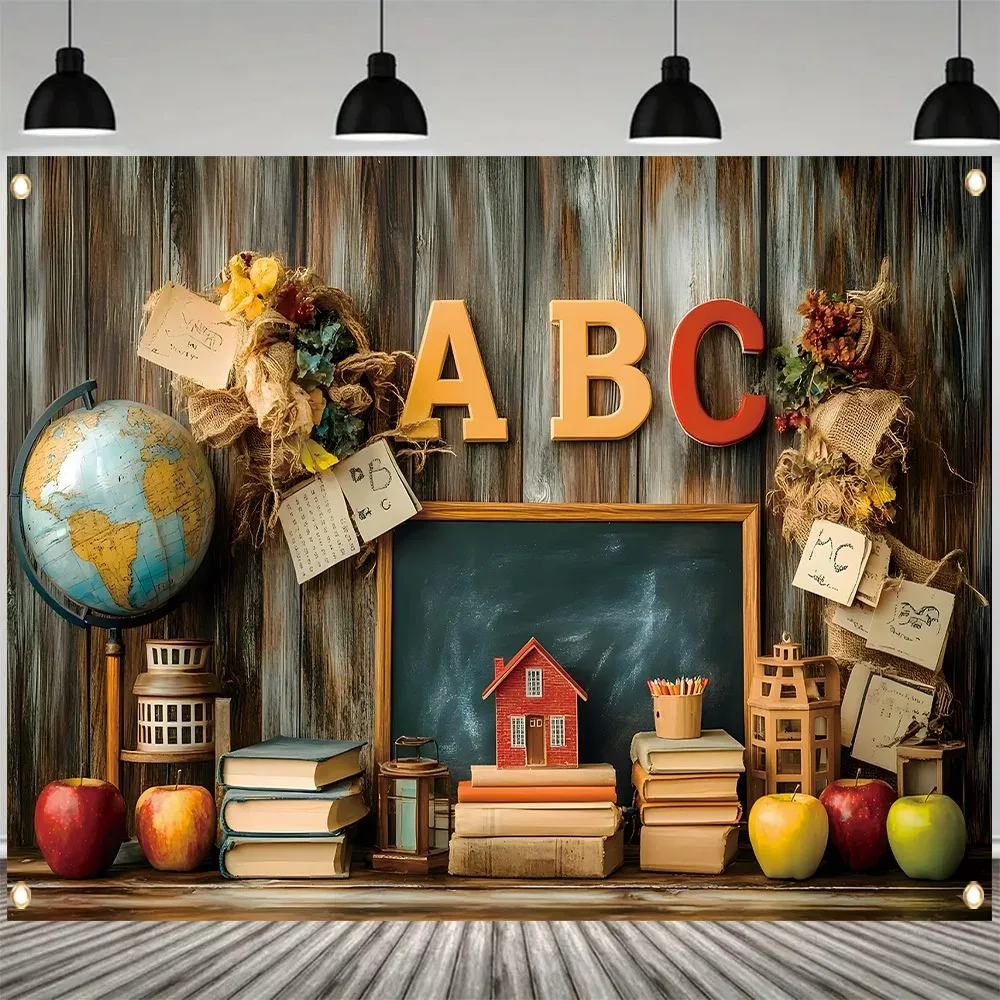 Willkommen zurück zur Schule, Happy Party-Banner-Hintergrund, Happy Back to School-Fotostudio-Hintergrund am Ende des Feierns