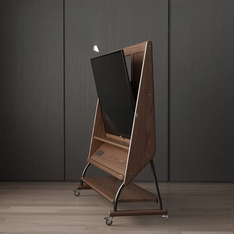 

Movable TV Cabinet Living Room Household Small Apartment Modern Simple Floor Storage TV Stand
