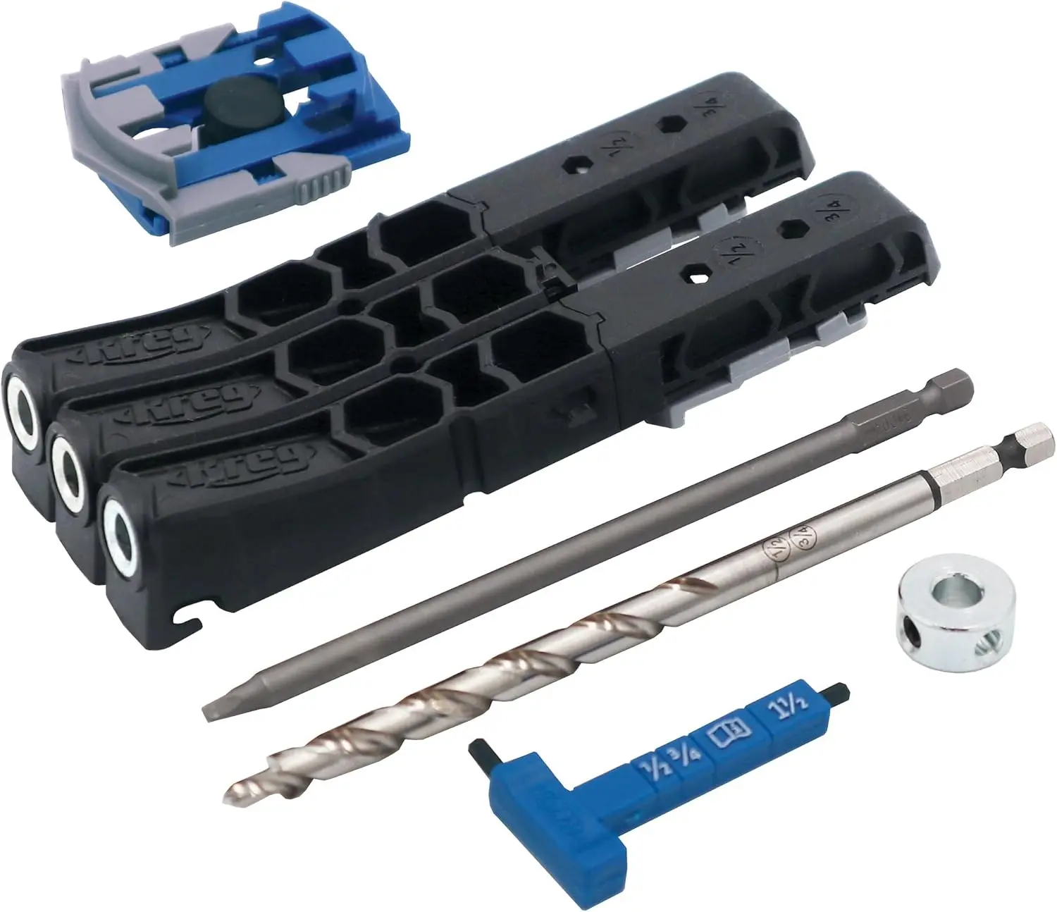 

Микро-шаблон для сверления отверстий в тонких материалах, для шкафов, ящиков и ремонта - отверстия на 33% меньше, подходит для материалов толщиной 1/2 и 3/4 дюйма.