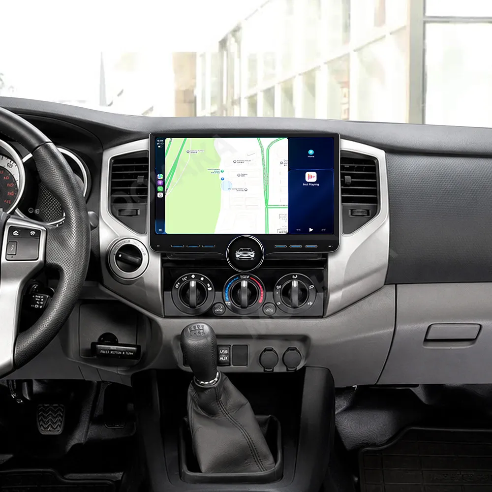 Single knob Android Auto Radio For Toyota Tacoma 2005~2013 Multimedia Navigation Car Stereo Receiver player Head Unit 11.5 inch