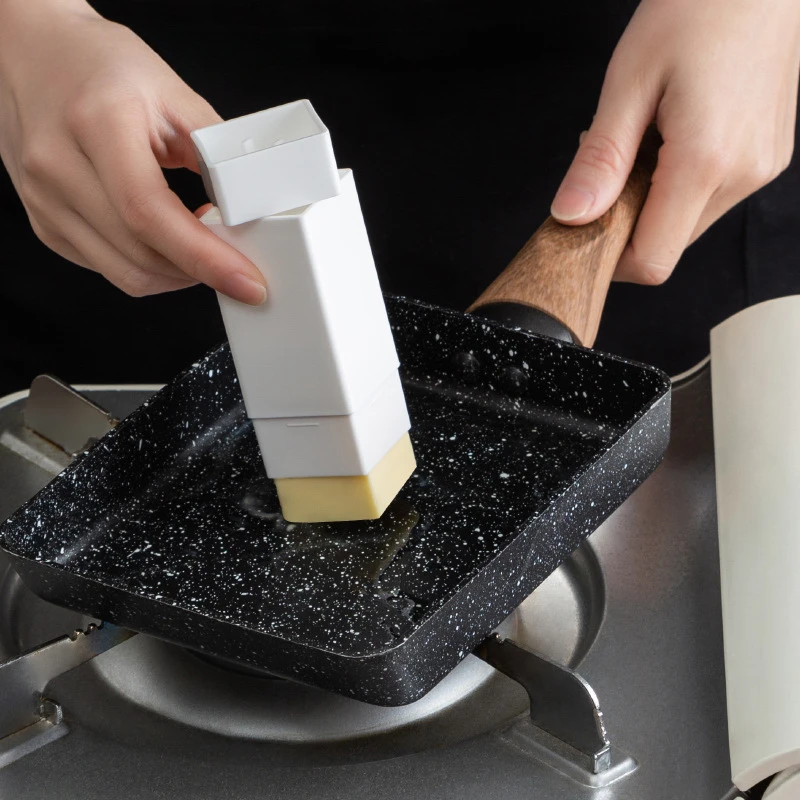 Upright Handy Solid Butter applicator Holders Sticks Cheese Keeper Case Plastic Storage Box Small Kitchen Baking Tools Container