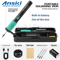 C211 Wireless Soldering Iron Portable 5V 15W built-in battery with Three-Level Temperature Control Wireless Mini Soldering Tool