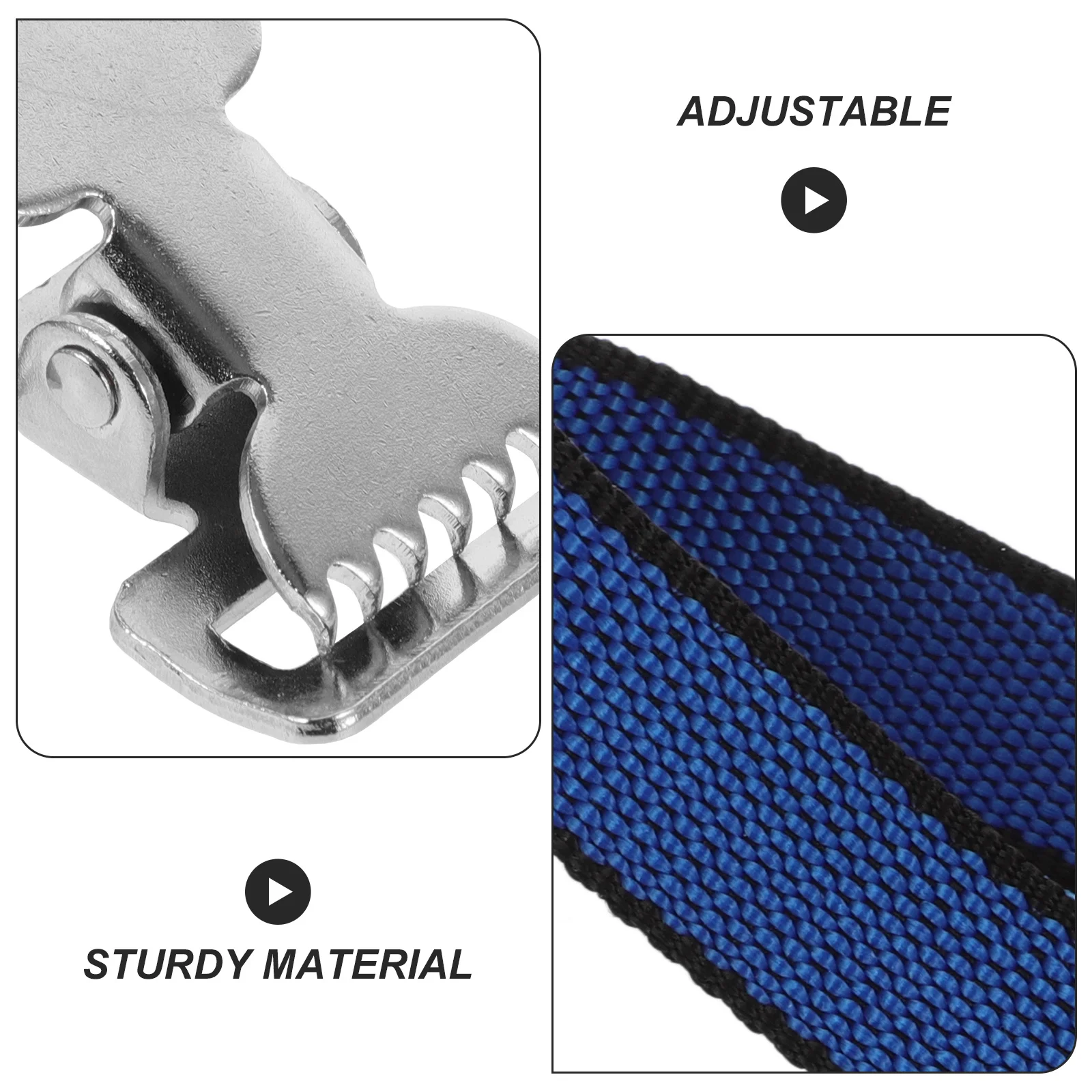 1Set Tali Pengikat Kaki Drywall Stilts Pengganti yang Dapat Disesuaikan, Kokoh, dan Aman untuk Berbagai Kegunaan Termasuk Pertunjukan Badut
