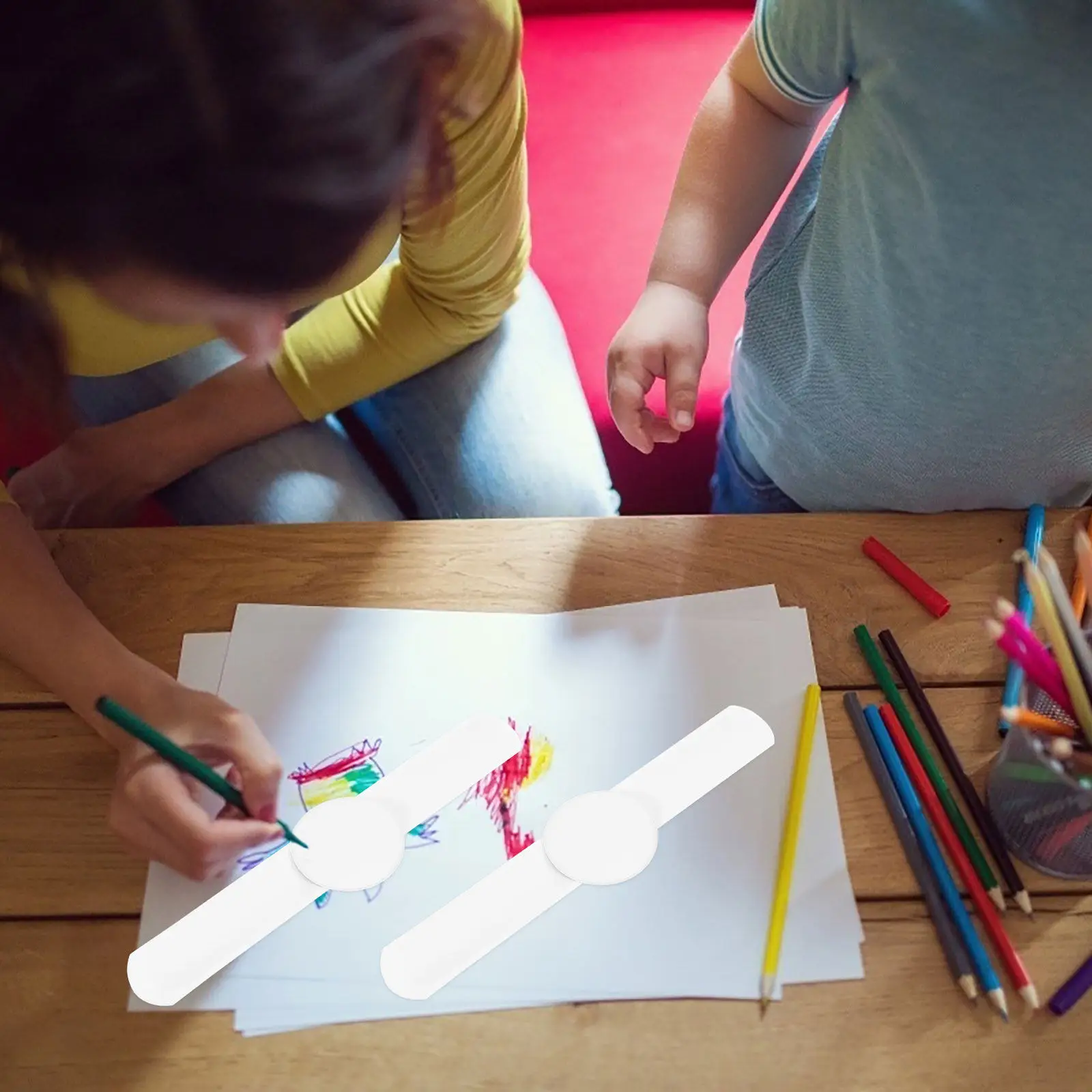 

20 белых заготовок для браслетов-хлопушек для детей, для творчества, рукоделия, сувениров для вечеринок, школьных мероприятий, оптом