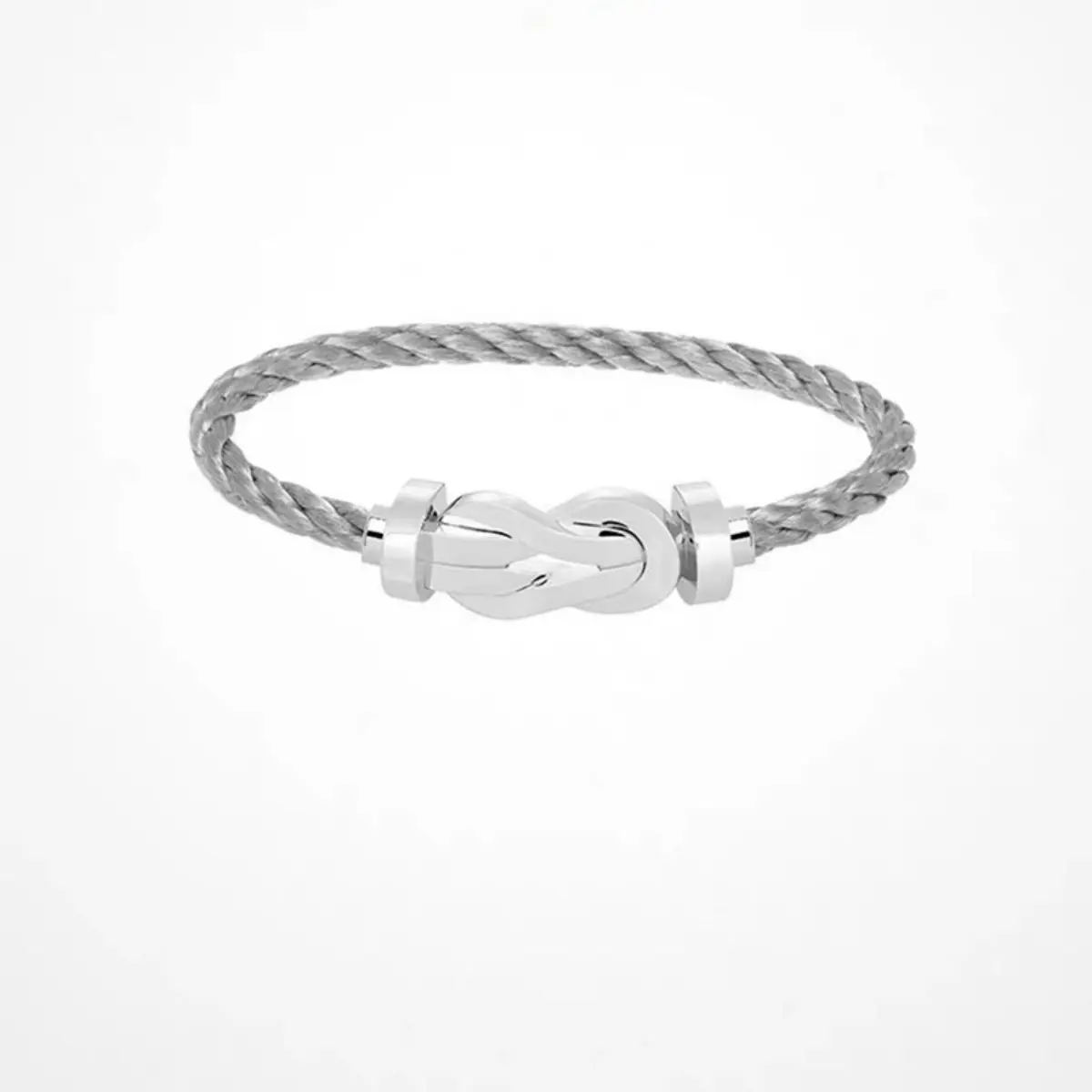 2024 New Arrival - S925 Silver FLD Horseshoe Bracelet with Leather Cord - A Stylish and Elegant Party Gift