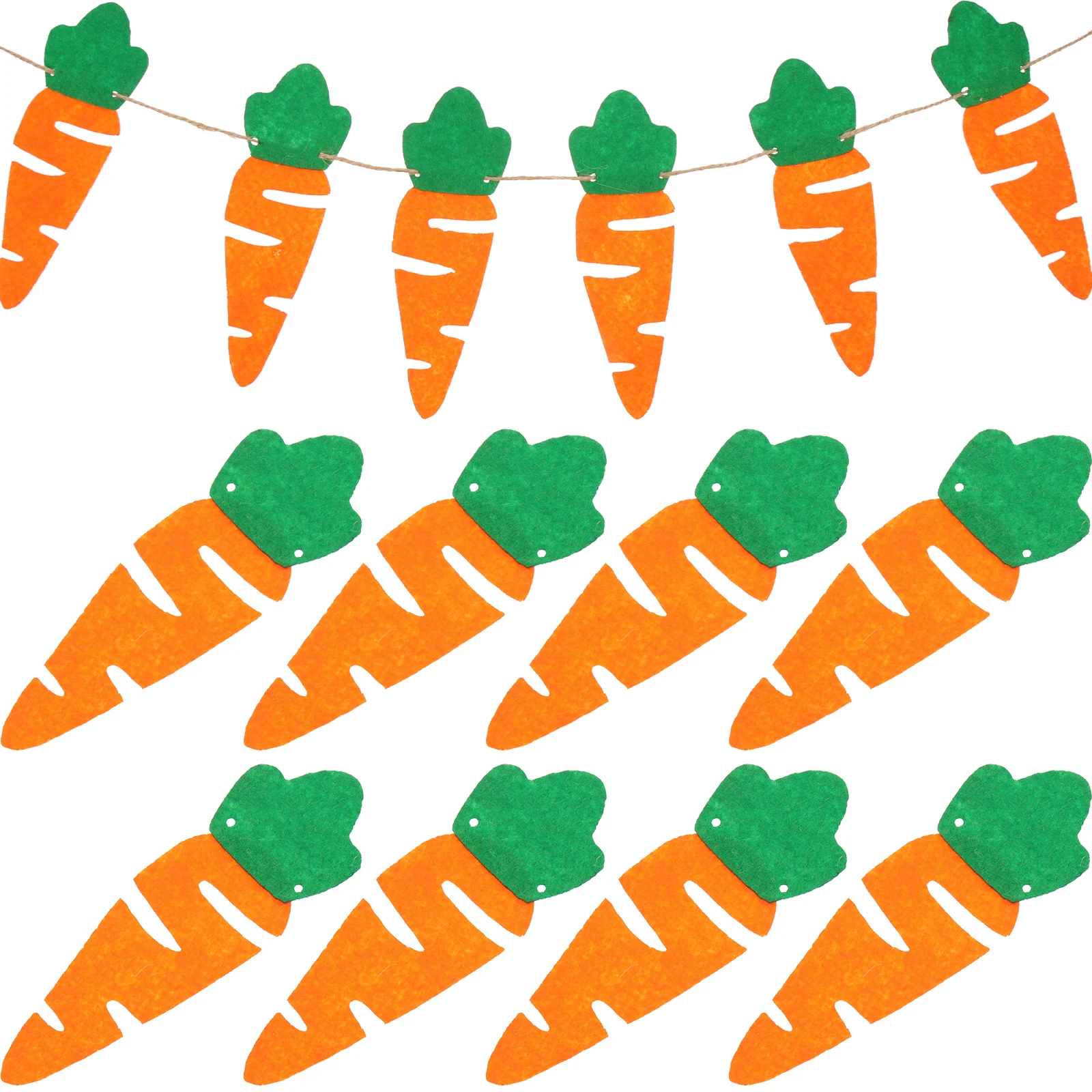 

Carrot Party Decoration Spring Theme Banners Bunting Hanging Decorative Garland Easter Home Decor Centerpieces