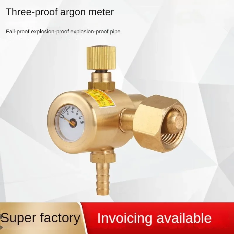 

sfjyq-3 Three prevention energysaving argon gas pressure reducer copper argon arc welding gas saving small body argon gas meter