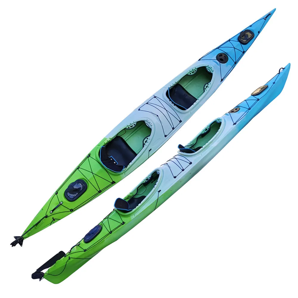 5,2 Meter langes Doppelkajak aus Kunststoff mit Ozeanboot