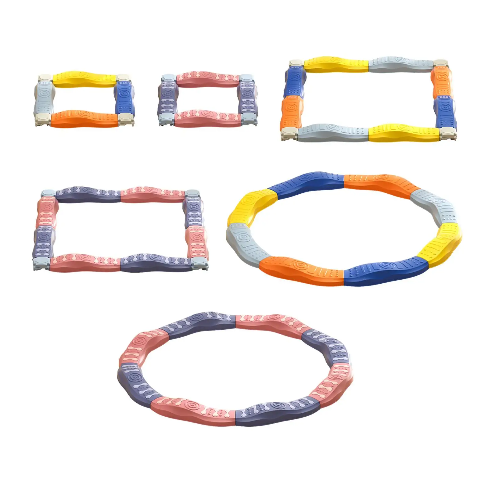 

Balance Beam and Stepping Stones for Kids Multiple Obstacle Course Coordination Motor Skills for Game Indoor Outdoor Toddlers