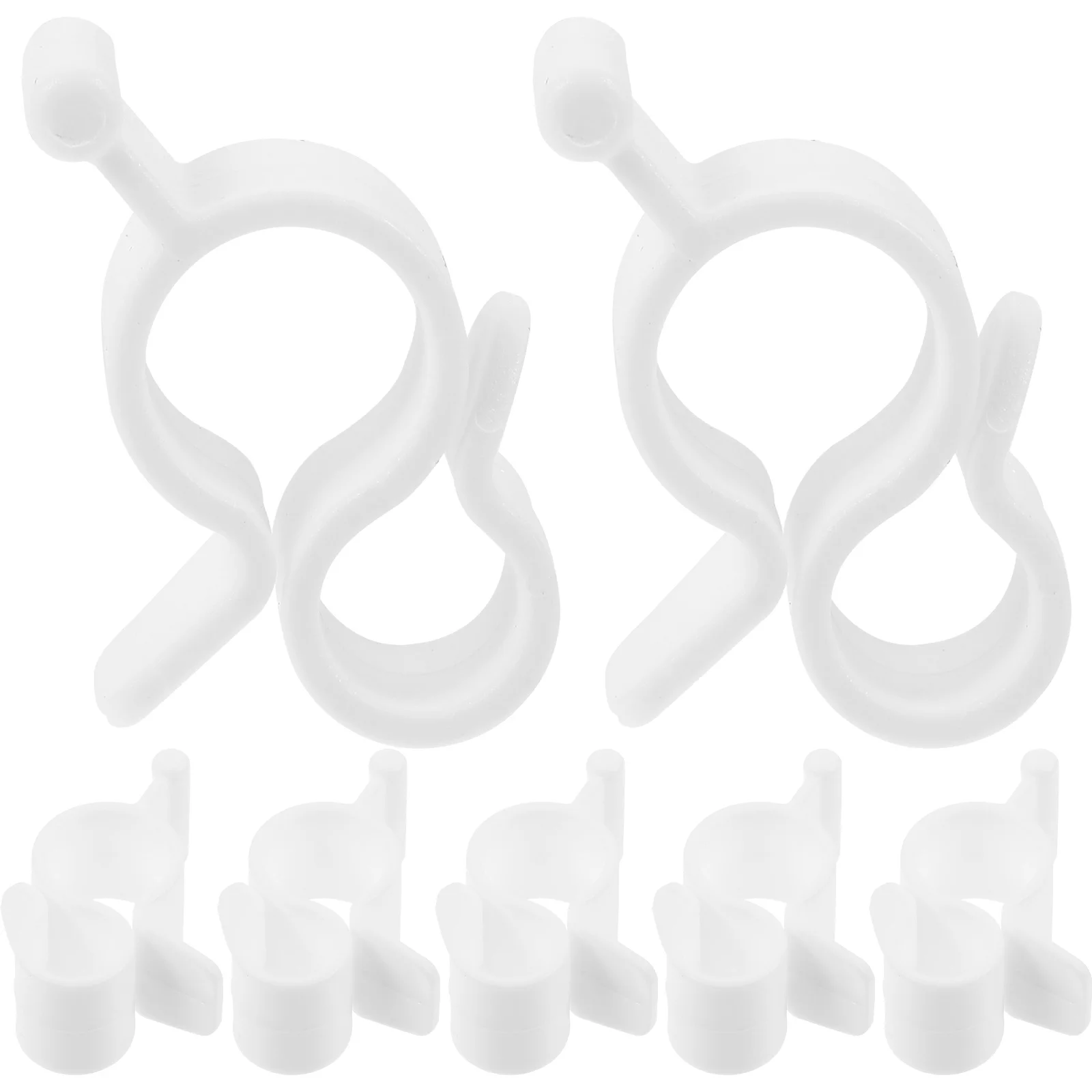 

10Pcs Camper Rv Awning Hooks Plastic Hanging Hangers for Trailer Rope Lights Camping Supplies Awning Hooks Clothes Hook