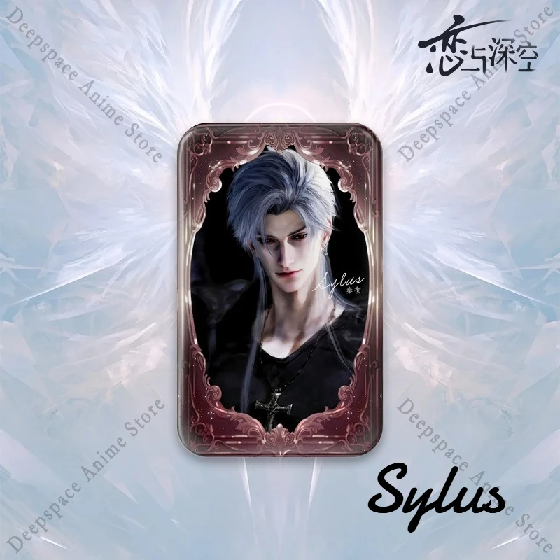 2025 الحب والمساحة العميقة سيلوس رافاييل زين كوسبلاي أنيمي 4*7 سنتيمتر مستطيل شارة شعار ريشة بروش ظهره الديكور