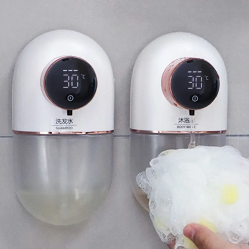 

Electric Soap Dispensers Automatic No Drill Wall Cower Kitchen Soap Dispensers Stainless Banyo Aksesuarlari Douche Accessories