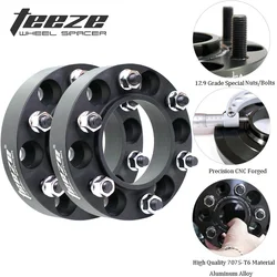 TEEZE 2PCS Wheel Spacers Widening Kit 6x139.7 Hubcentric 110.1 M12X1.25 For Nissan Patrol Y61