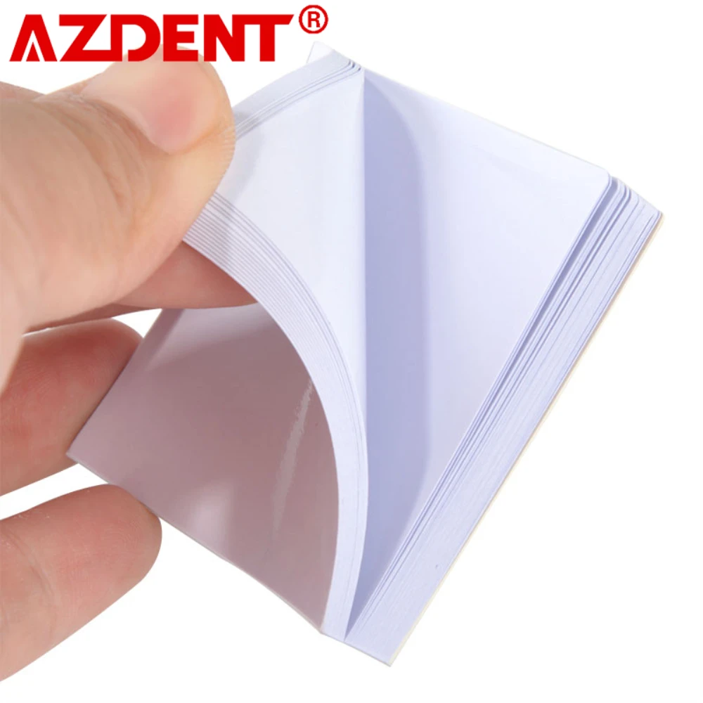 2x2‘’ 50 Sheets Thickening White Cementing Paper Dental Mixing Pad Dental Lab Denture Laboratory Cement Powder Mixing Paper