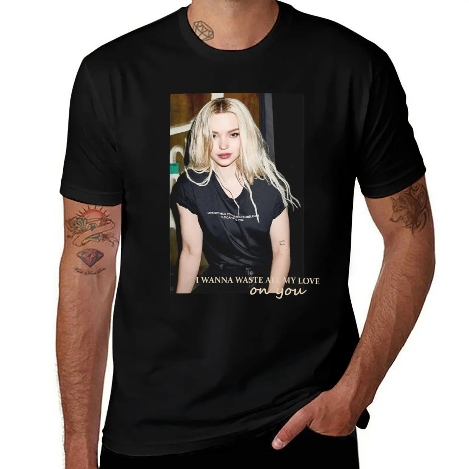 Dove Cameron - Waste T-Shirt Functional Casual Short Sleeve Tee