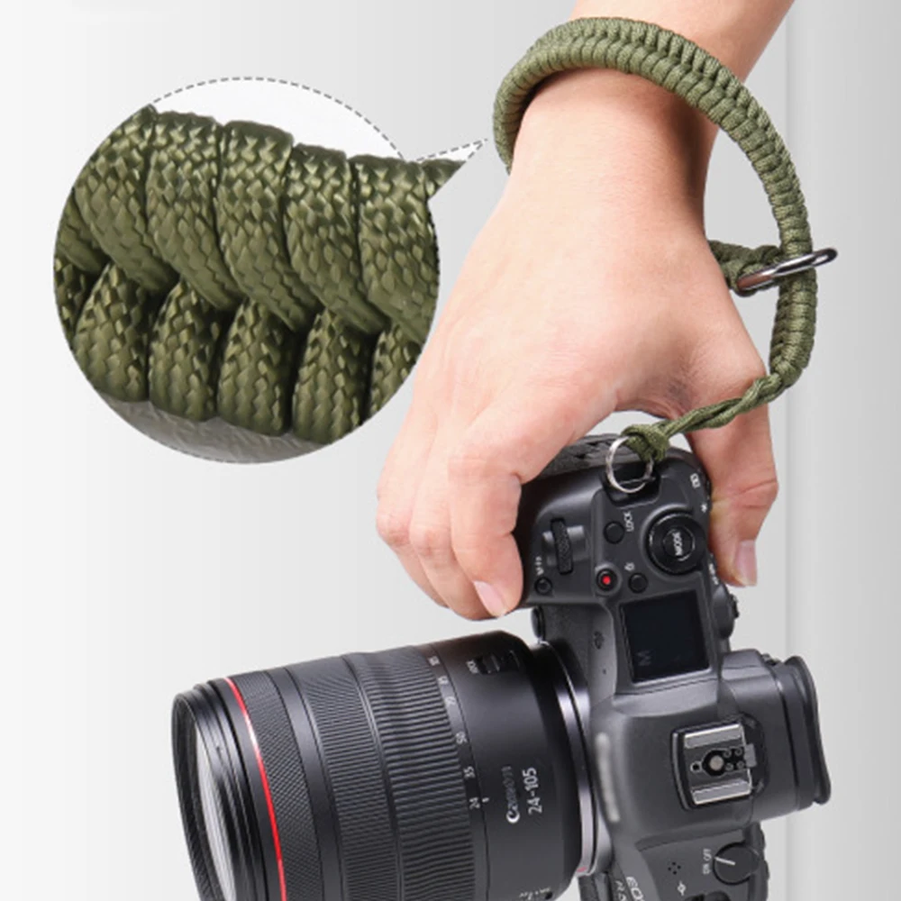 HandmAde Woven Camera Wrist Strap For Canon Nikon Sony Fuji Leica Olympus Micro Single Ouick Release Hand Strap