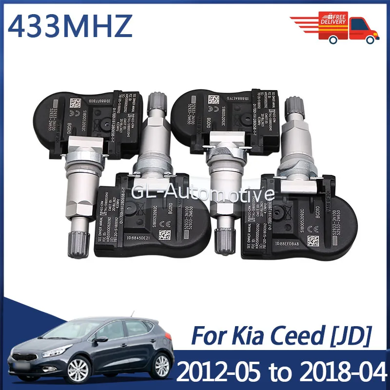 4PCS 433MHZ Tpms Se…