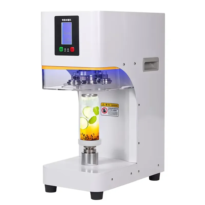 Automatic Portable Plastic Aluminum Can Sealer Sealing Machine Can Sealer Tin Soft Drink Can Capping and Sealing Machine